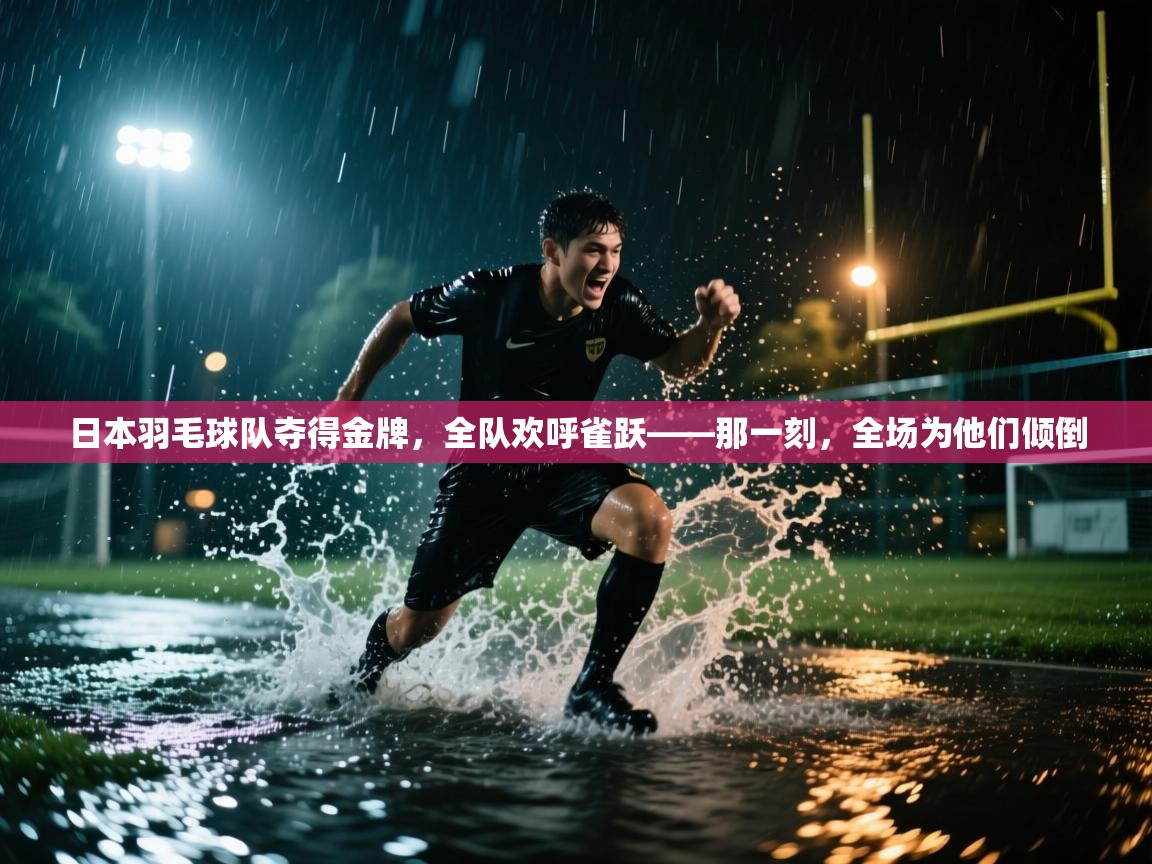 日本羽毛球队夺得金牌,全队欢呼雀跃——那一刻,全场为他们倾倒 第2张